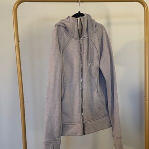 Lululemon scuba / plush lined. Purple grey